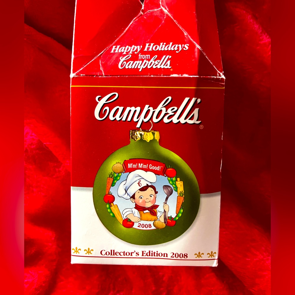 Campbell’s collector edition 2008 Christmas ornament